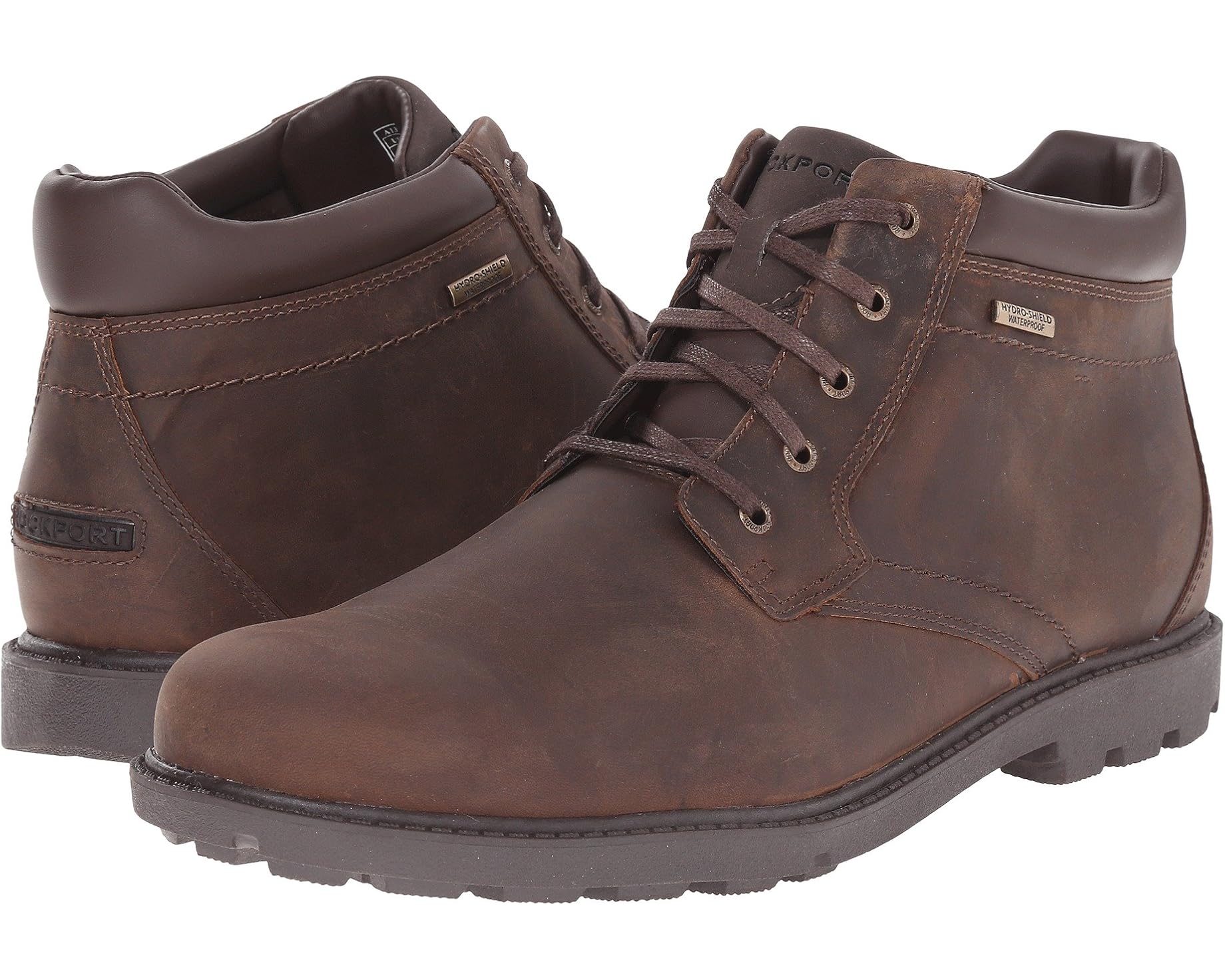 (取寄) ロックポート メンズ ストーム サージ ウォーター プルーフ プレーン トゥ ブーツ Rockport men Storm Surge Water Proof Plain Toe Boots Tan｜スウィートラグ