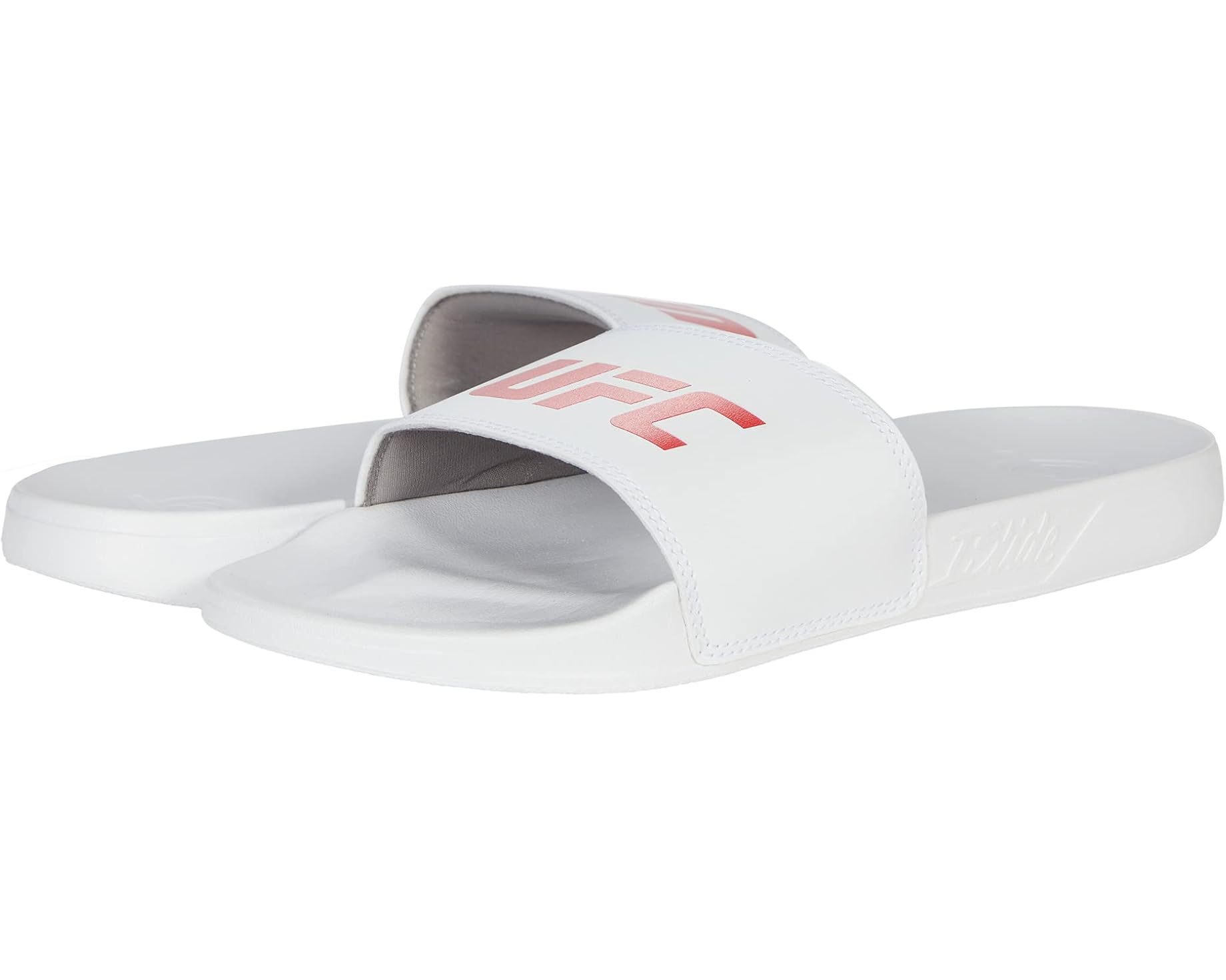 (取寄) ユーエフシー メンズ オクタゴン スライド UFC men Octagon Slide White/Red｜スウィートラグ