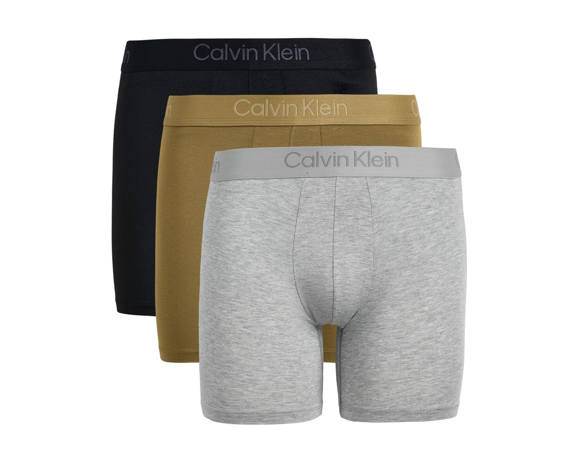 (取寄) カルバンクライン アンダーウェア メンズ ウルトラ-ソフト モダン 3-パック ボクサー ブリーフ Calvin Klein Underwear men Ultra-Soft Modern 3-Pack Boxer Brief Black/Grey Heather/Sediment|スウィートラグ