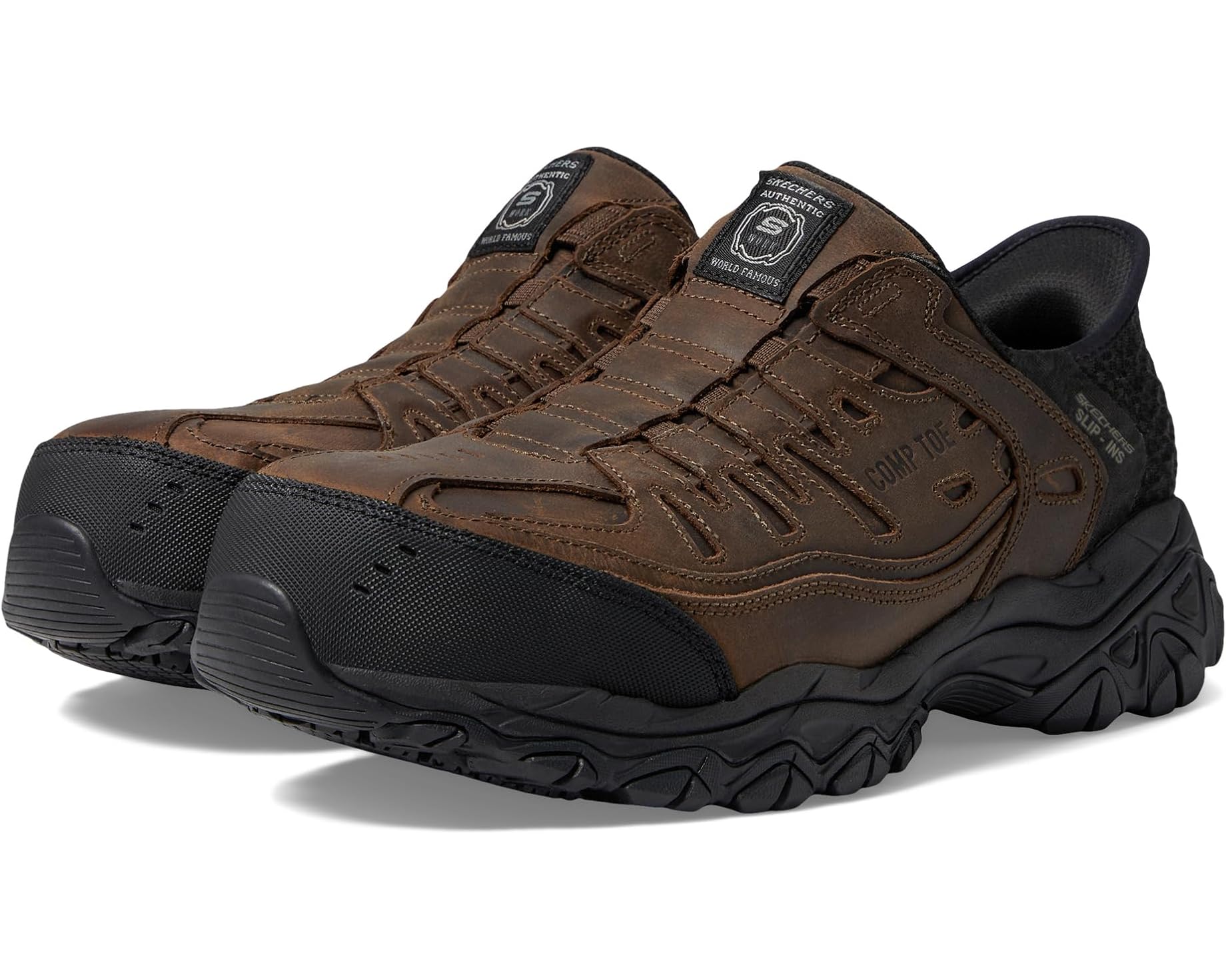 (取寄) スケッチャーズ ワーク メンズ ホルドリッジ - ライカー コンプ トゥ SKECHERS Work men Holdredge - Ryker Comp Toe Brown｜スウィートラグ 28,522円
