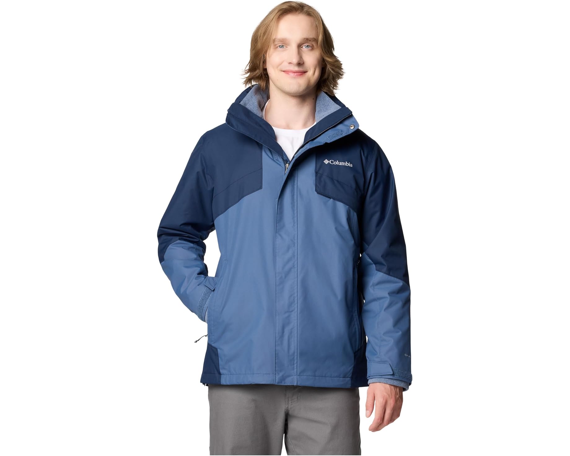 (取寄) コロンビア メンズ バガブー 3 フリース インターチェンジ ジャケット Columbia men Bugaboo III Fleece Interchange Jacket Dark Mountain/Collegiate Navy｜スウィートラグ