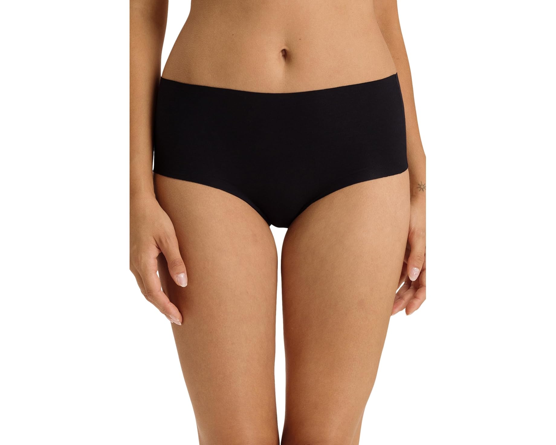 (取寄) ハンロ レディース インビジブル コットン フル ブリーフ Hanro women Invisible Cotton Full Brief Black 1｜スウィートラグ