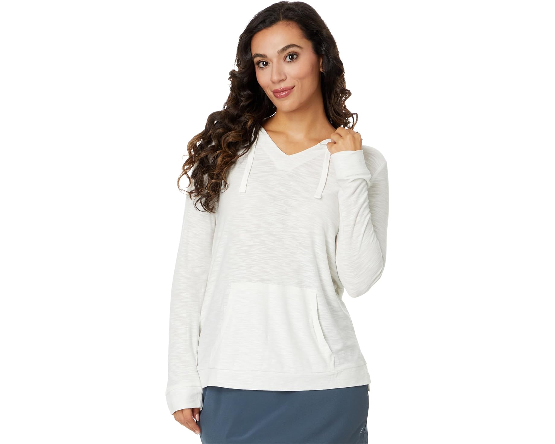 (取寄) フリーフライ レディース バンブー スラブ ブーディ Free Fly women Bamboo Slub Hoodie Sea Salt|スウィートラグ