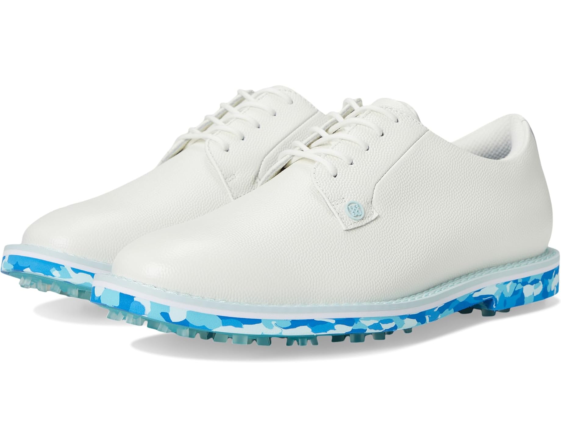 (取寄) ジーフォア メンズ ギャリバン カモ レザー ゴルフ シューズ GFORE men Gallivanter Camo Leather Golf Shoes Snow/Mosaic｜スウィートラグ 43,434円