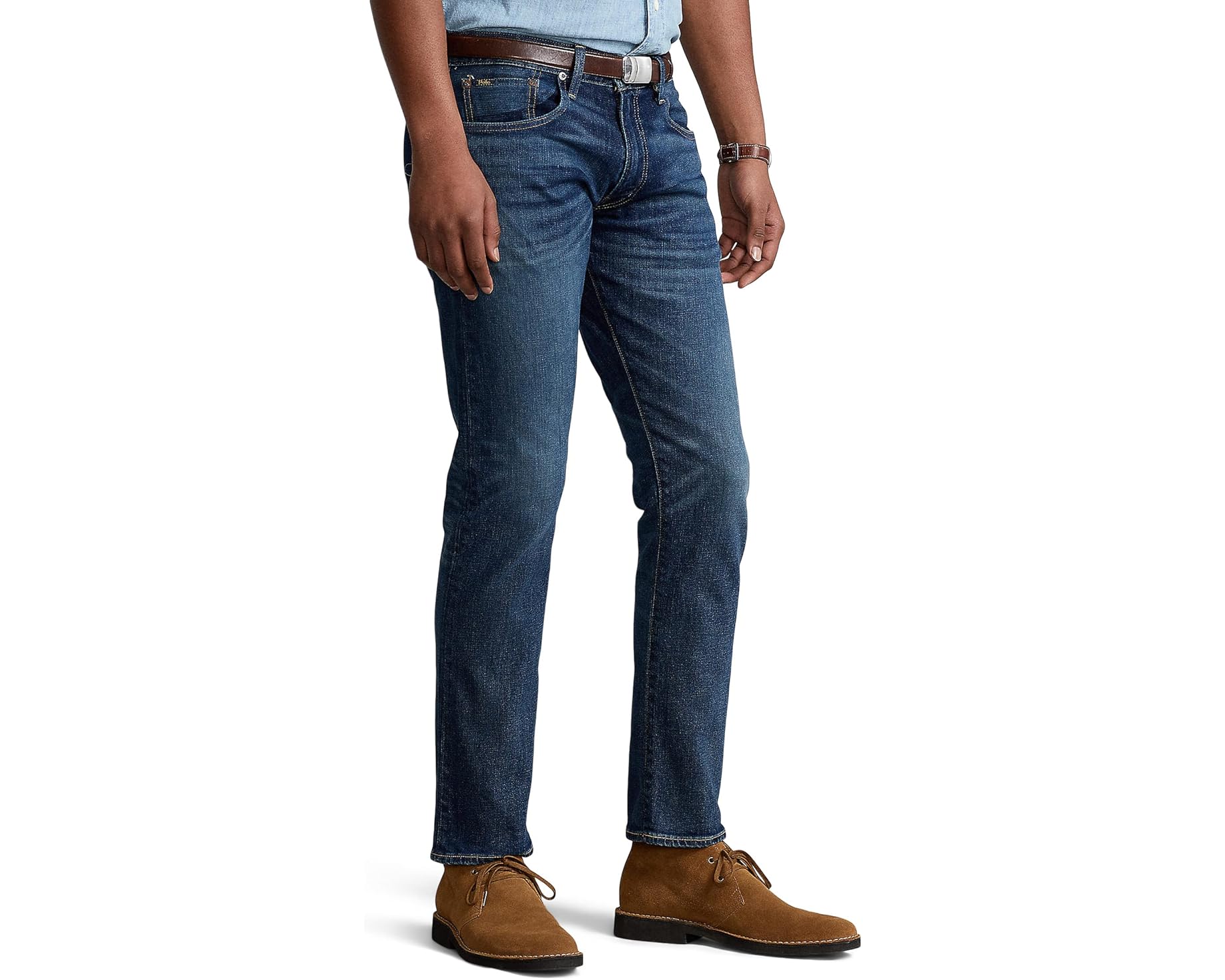 (取寄) ラルフローレン メンズ ヴァリック スリム ストレート ジーンズ Polo Ralph Lauren men Varick Slim Straight Jeans Rockford Medium｜スウィートラグ