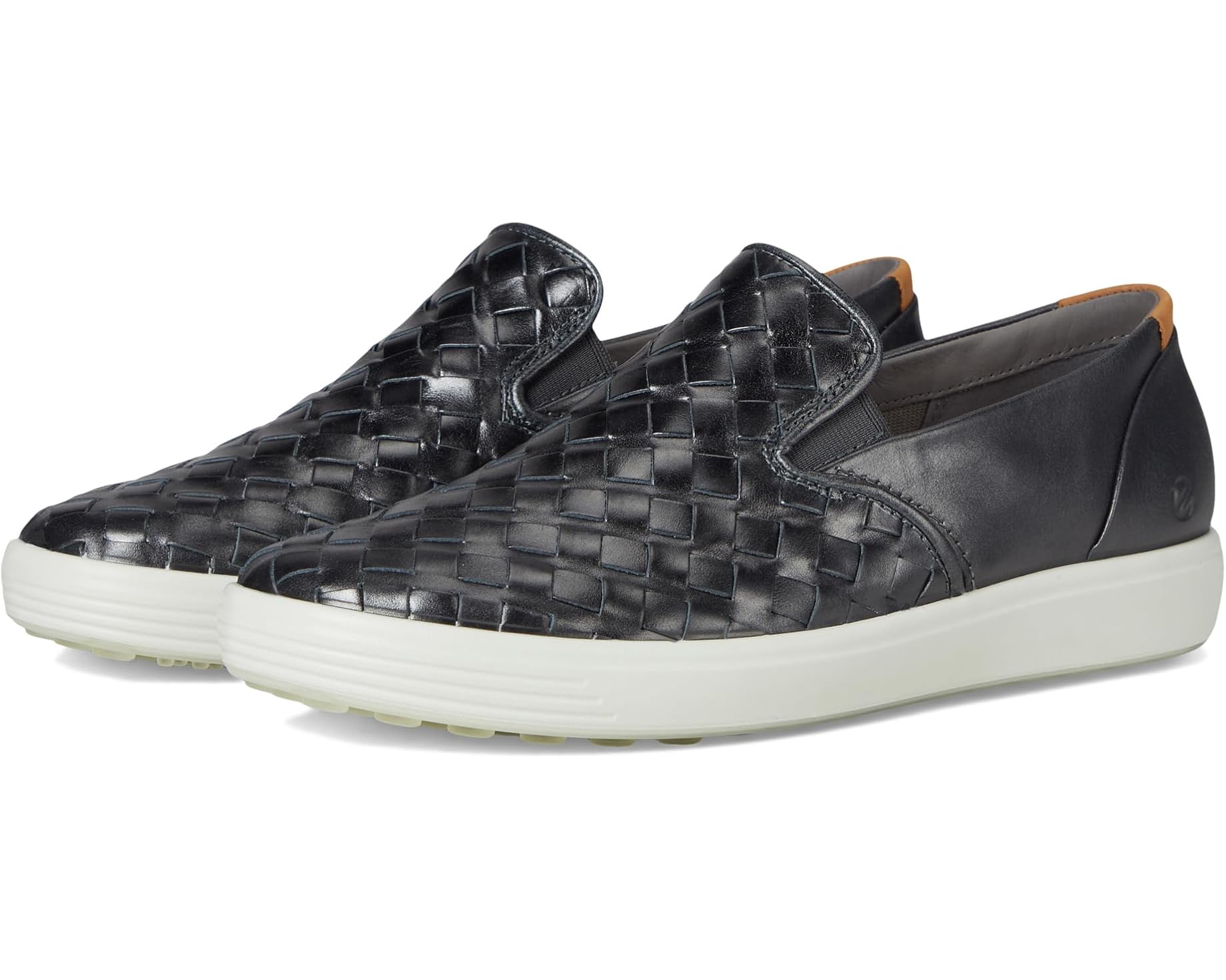 (取寄) エコー レディース ソフト 7 ウーブン スリッポン 3.0 スニーカー ECCO women Soft 7 Woven Slip-On 3.0 Sneaker Silver Heavy｜スウィートラグ