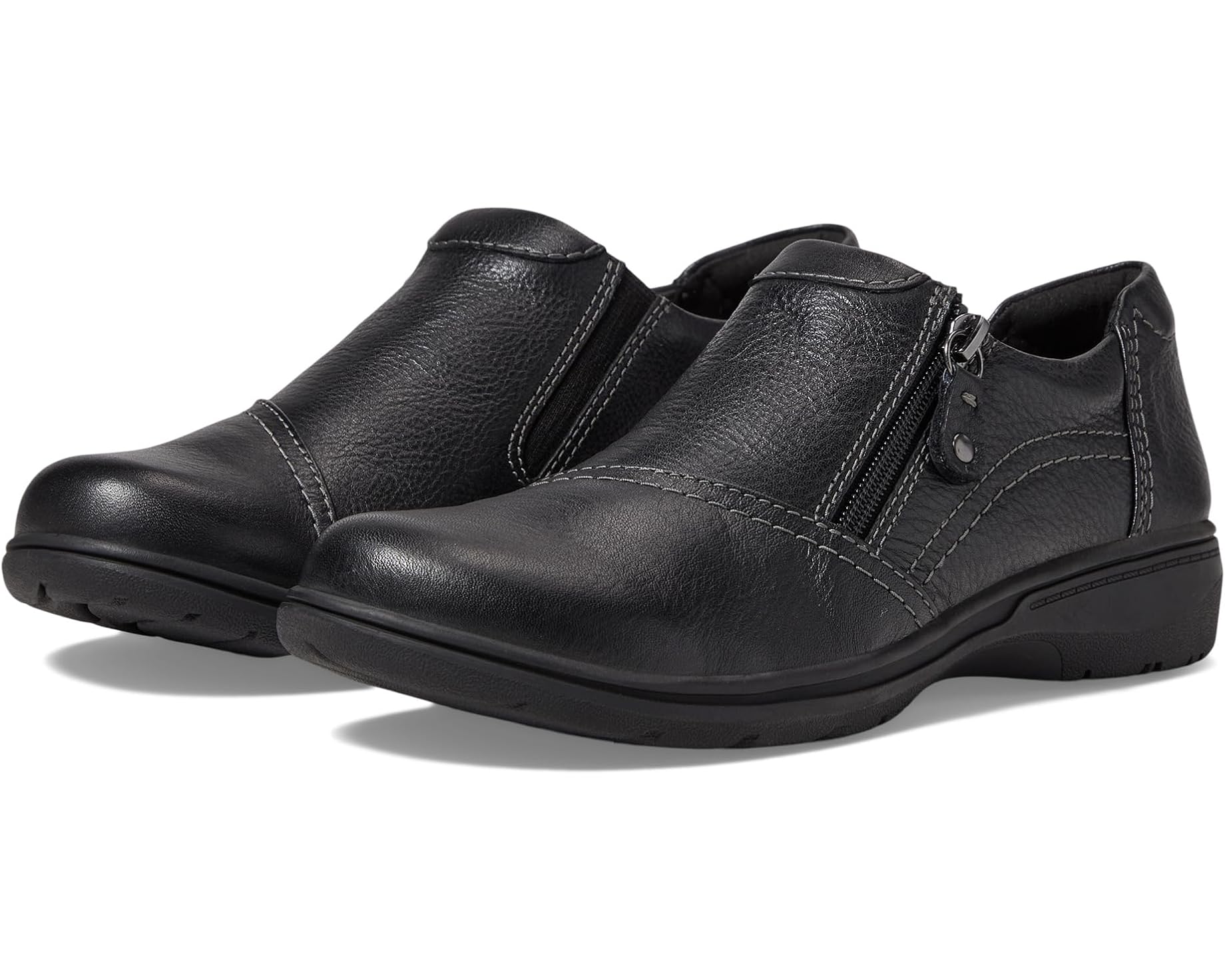 (取寄) クラークス レディース カーリー レイ Clarks women Carleigh Ray Black Leather｜スウィートラグ