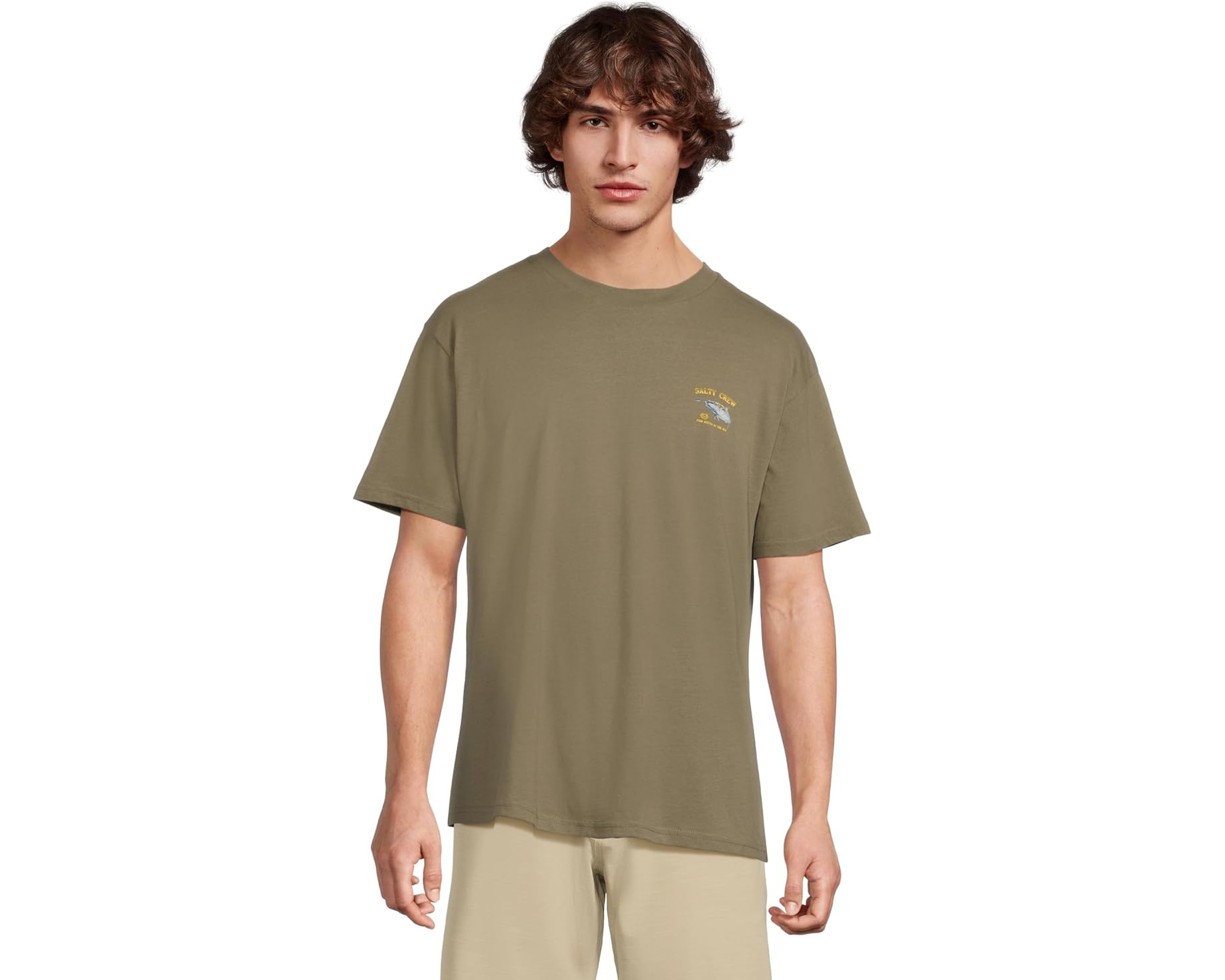 (取寄) ソルティ クルー メンズ サーフェイス クラシック ショートスリーブ ティー Salty Crew men Surface Classic Shortsleeve Tee Dusty Olive|スウィートラグ