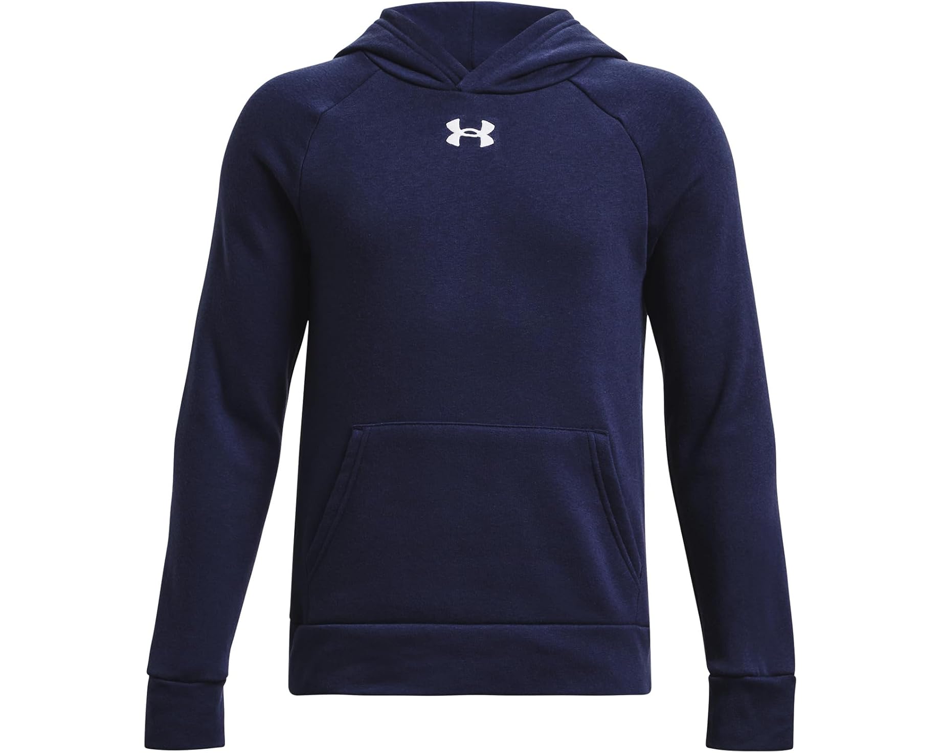 (取寄) アンダーアーマー キッズ ライバル フリース ブーディ (ビッグ キッド) Under Armour kids Rival Fleece Hoodie (Big Kid) Midnight Navy/White｜スウィートラグ