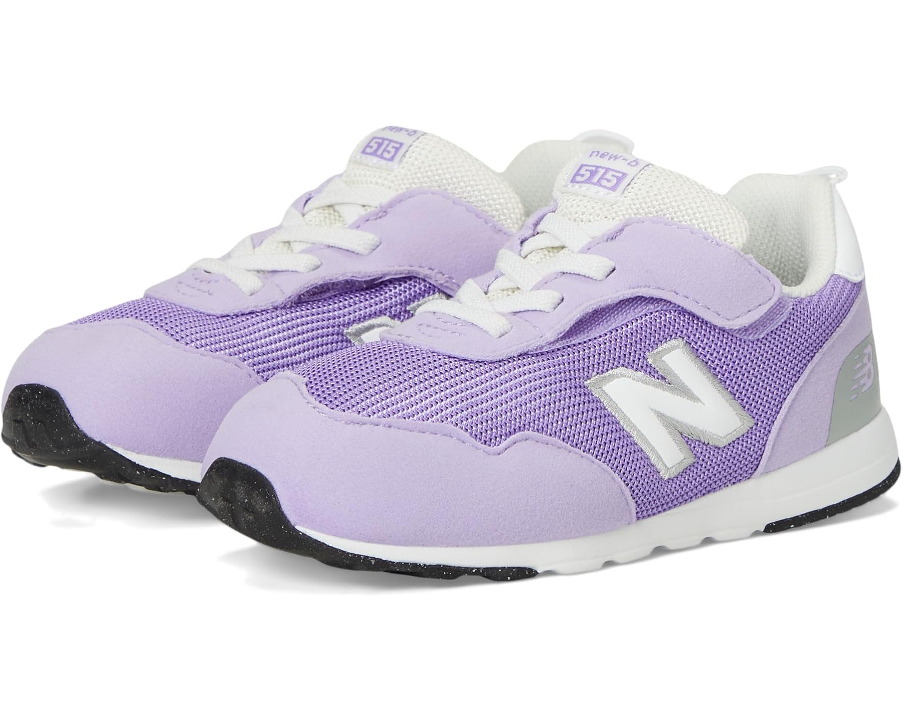 (取寄) ニューバランス キッズ 515 ニュー-B フック-アンド-ループ (インファント/トドラー) New Balance kids 515 New-B Hook-and-Loop (Infant/Toddler) Lilac Glow/Violet Crush｜スウィートラグ
