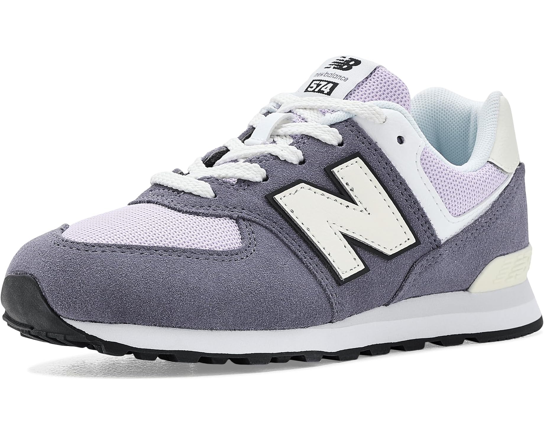 (取寄) ニューバランス キッズ (ビッグ キッド) New Balance kids 574v1 (Big Kid) Neptune Grey/Taro|スウィートラグ