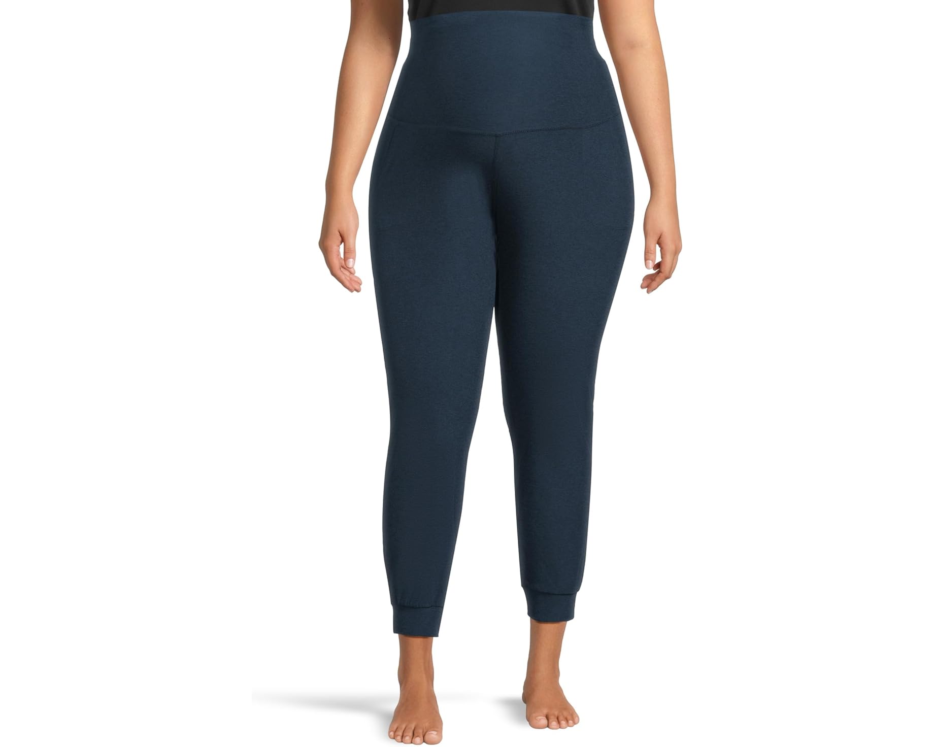 (取寄) ビヨンドヨガ レディース スペースダイ ビヨンド ザ バンプ マタニティ ミディ ジョガーズ Beyond Yoga women Spacedye Beyond The Bump Maternity Midi Joggers Nocturnal Navy｜スウィートラグ