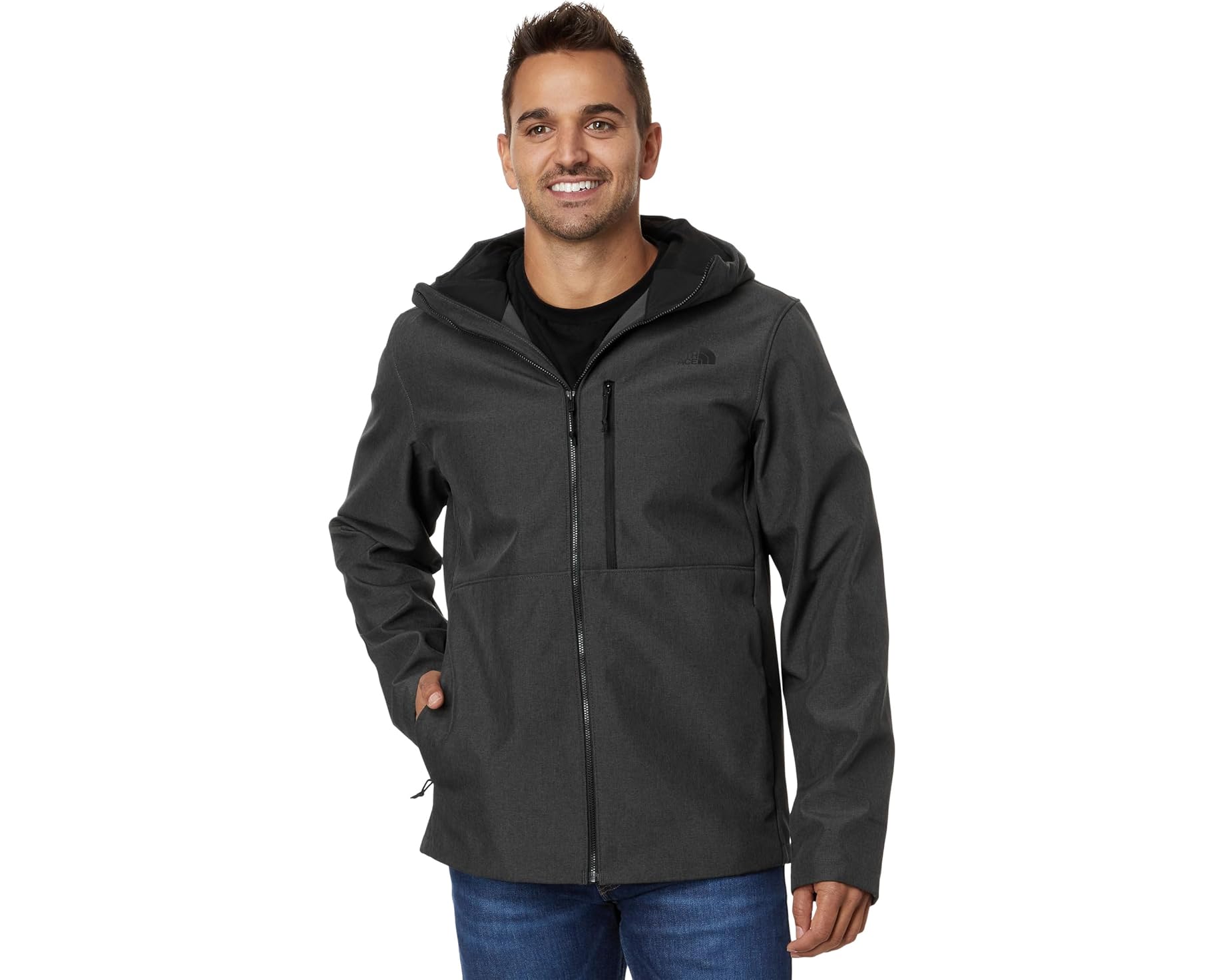 (取寄) ノースフェイス メンズ アペック バイオニック 3 ブーディ The North Face men Apex Bionic 3 Hoodie TNF Dark Grey Heather-NPF｜スウィートラグ