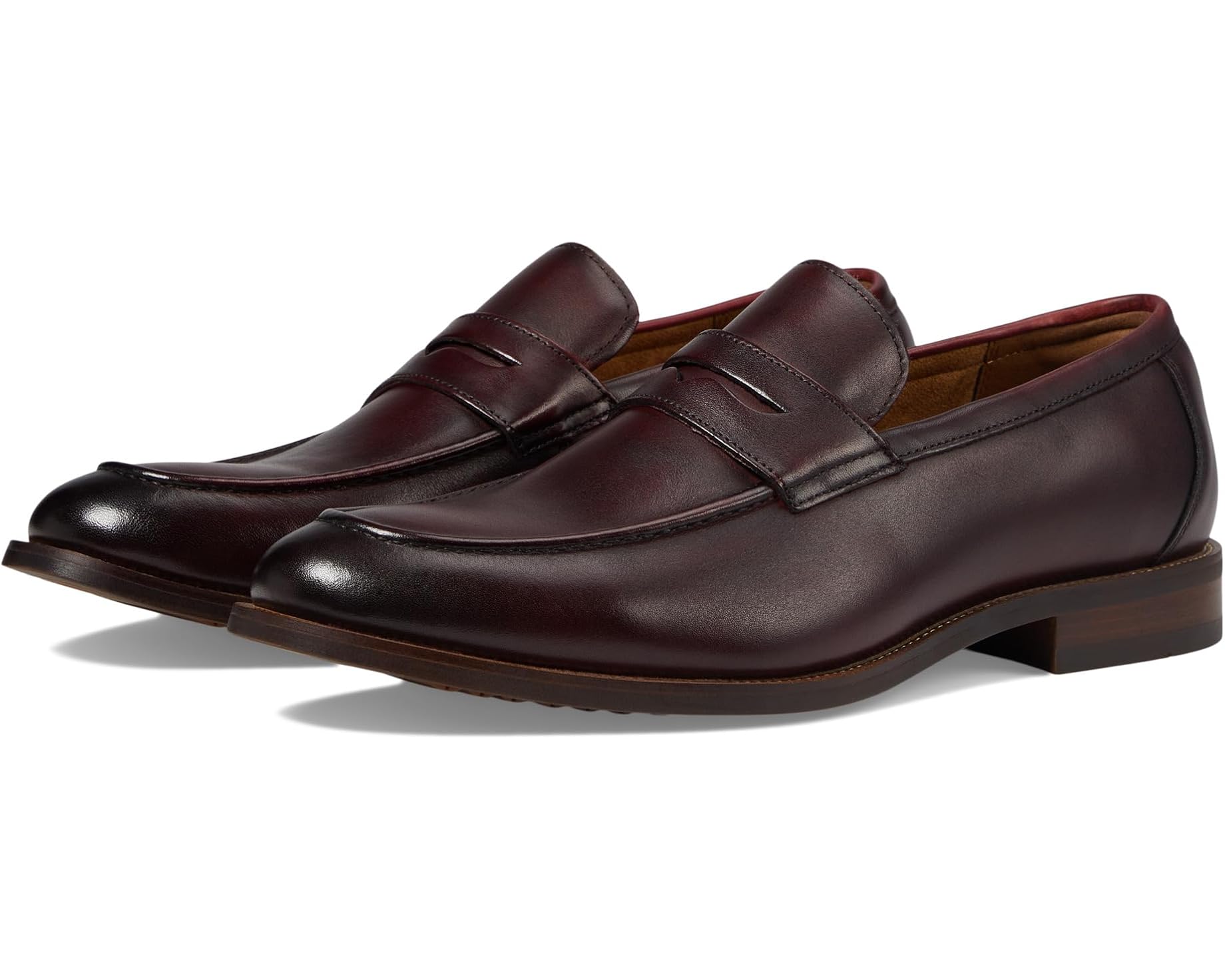 (取寄) フローシャイム メンズ ルッチ モック トゥ ペニー ローファー Florsheim men Rucci Moc Toe Penny Loafer Burgundy｜スウィートラグ