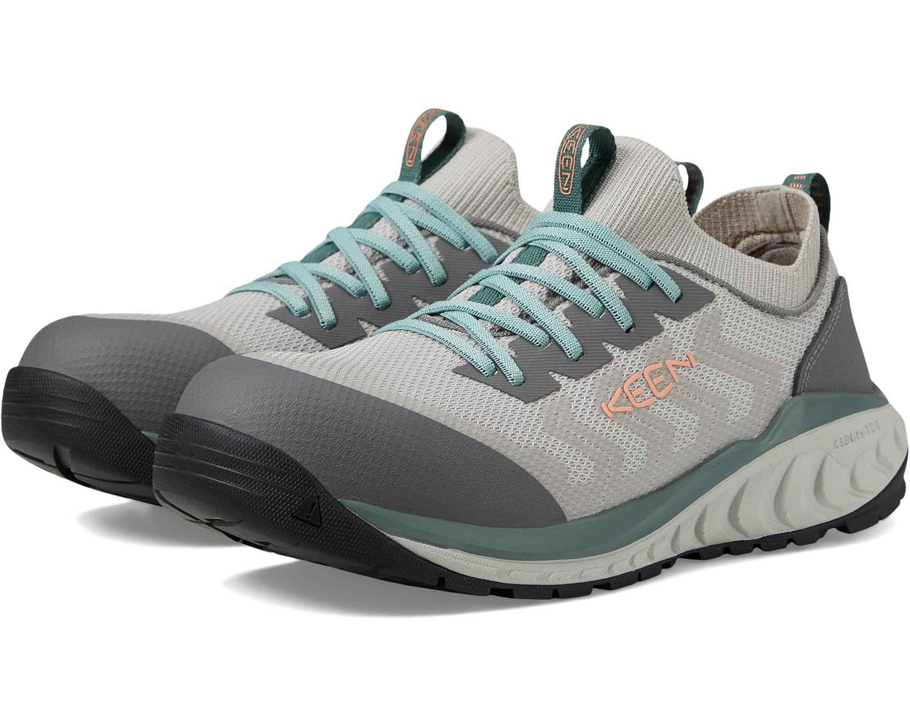 (取寄) キーン ユーティリティ レディース アーバダ シフト (コンプ トゥ) KEEN Utility women Arvada Shift (Comp Toe) Steel Grey/Granite Green｜スウィートラグ