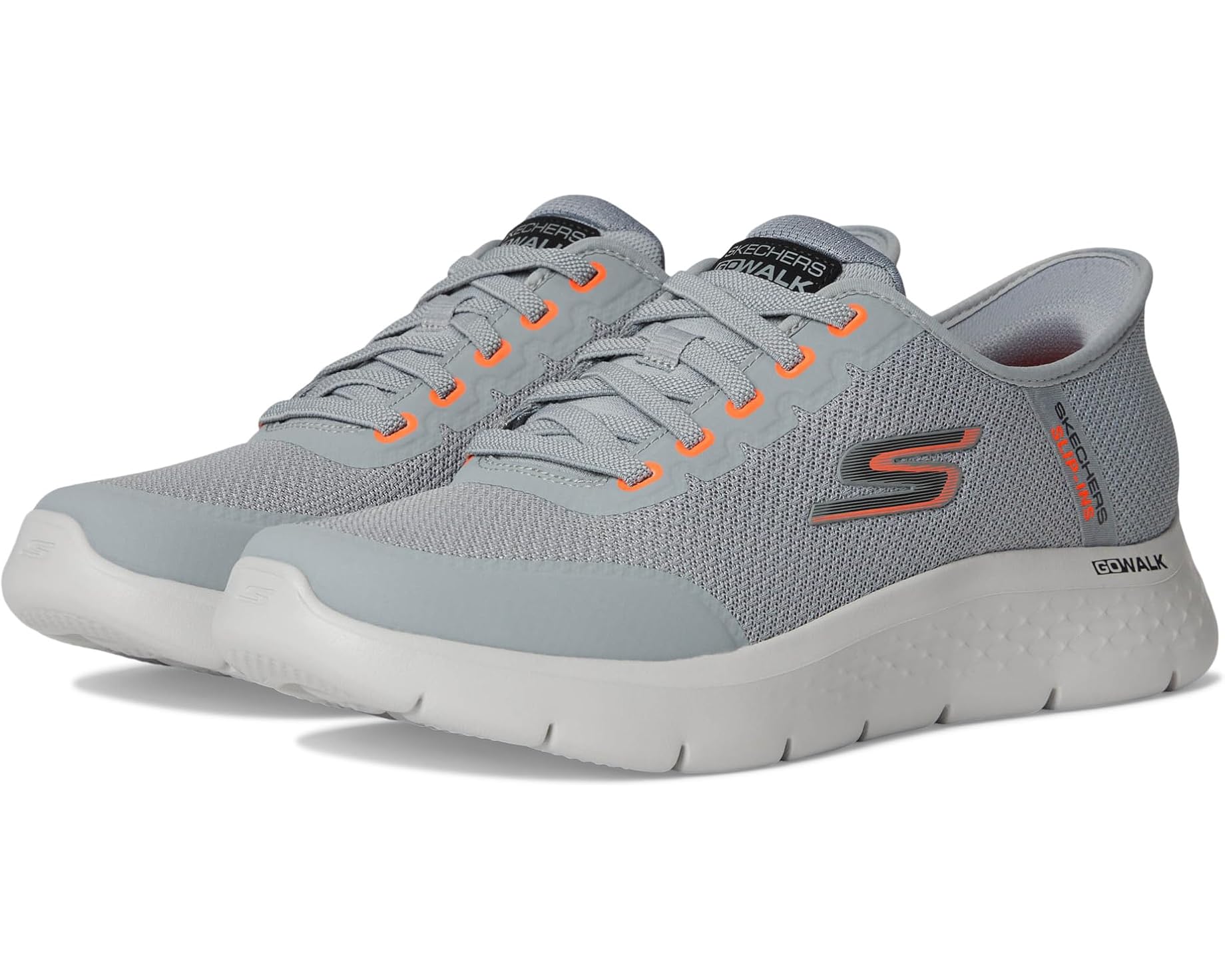 (取寄) スケッチャーズ パフォーマンス メンズ ハンズ フリー スリップ-インス ゴー ウォーク フレックス - スニーカー SKECHERS Performance men Hands Free Slip-ins Go Walk Flex - Netro Sneaker Gray｜スウィートラグ