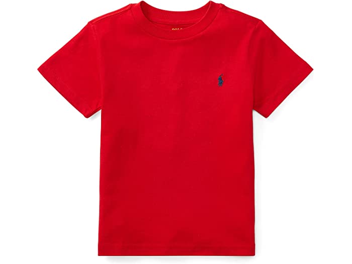 (取寄) ラルフローレン キッズ ボーイズ ショート スリーブ ジャージ Tシャツ (リトル キッズ) Polo Ralph Lauren Kids boys Short Sleeve Jersey T-Shirt (Little Kids) RL 2000 Red