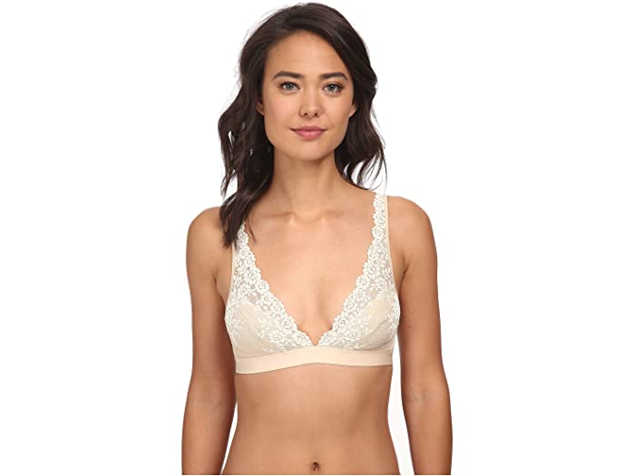 オープニング大セール 取寄 ワコール レディース エンブレース レース ソフト カップ ブラ Wacoal Women Embrace Lace Soft Cup Wireless Bra Naturally Nude Ivory Idealdriving Com