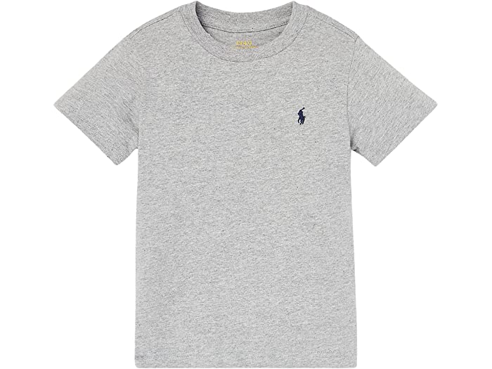 (取寄) ラルフローレン キッズ ボーイズ ショート スリーブ ジャージ Tシャツ (リトル キッズ) Polo Ralph Lauren Kids boys Short Sleeve Jersey T-Shirt (Little Kids) Andover Heather