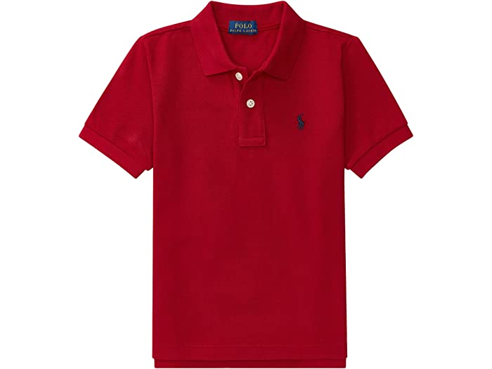 (取寄) ラルフローレン キッズ ボーイズ コットン メッシュ ポロ シャツ (リトル キッズ) Polo Ralph Lauren Kids boys Cotton Mesh Polo Shirt (Little Kids) New Red 1