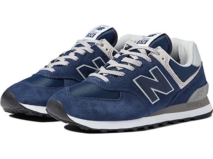 (取寄) ニューバランス スニーカー クラシック レディース 574 コア New Balance Classics women 574 Core Navy/White
