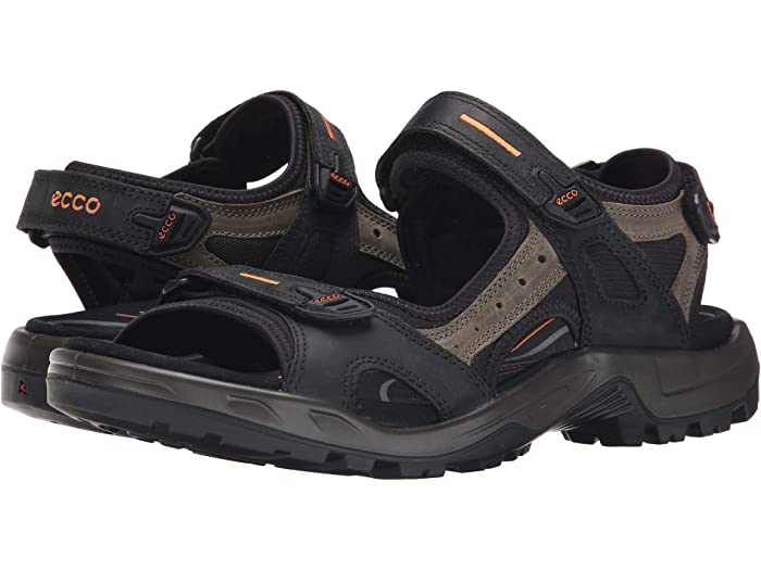 (取寄) エコー スポーツ メンズ ユカタン サンダル ECCO Sport men Yucatan Sandal Black/Mole/Black
