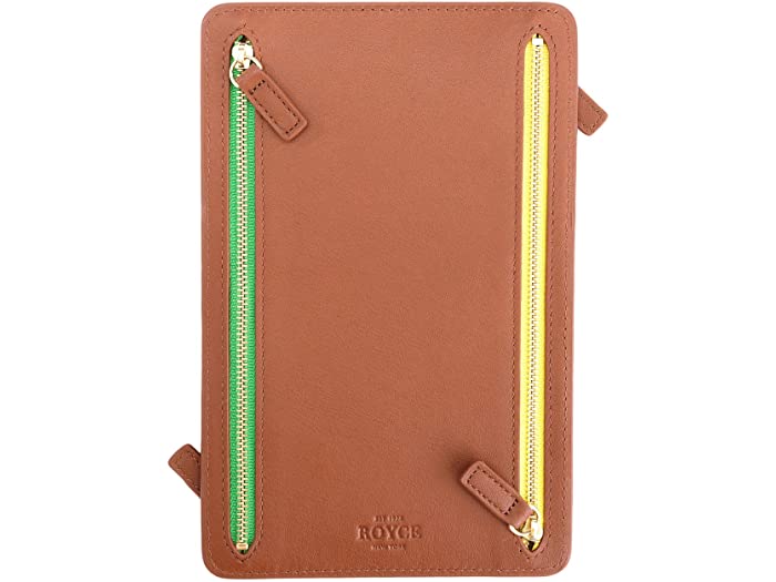 取寄 ロイス ニュー ヨーク レザー Rfid ブロッキング フォー ジップ トラベル オーガナザー ROYCE New York Leather  RFID Blocking Four Zip Travel Organizer Tan 好評