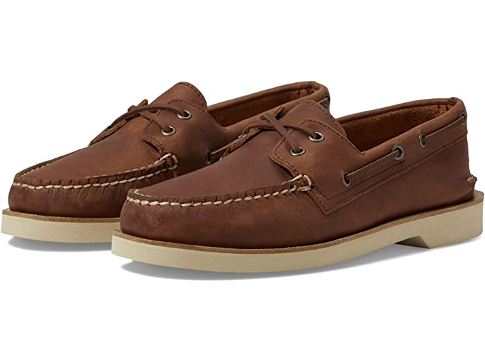 (取寄) スペリー メンズ オーセンティック オリジナル ダブル ソール クロス レース Sperry men Authentic Original Double Sole Cross Lace Dark Tan