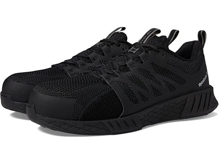 (取寄) リーボック ワーク メンズ フュージョン フレックスウィーブ ワーク エー コンプ トゥ Reebok Work men Fusion Flexweave Work EH Comp Toe Black