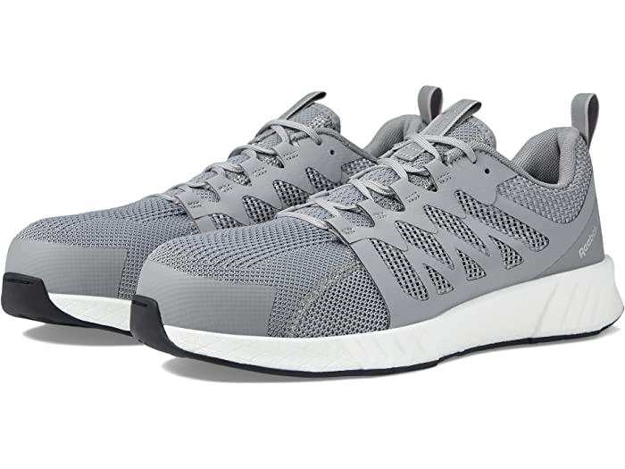 (取寄) リーボック ワーク メンズ フュージョン フレックスウィーブ ワーク エー コンプ トゥ Reebok Work men Fusion Flexweave Work EH Comp Toe Light Grey