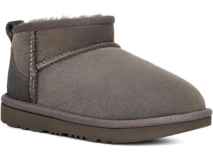 (取寄) アグ キッズ ガールズ クラシック ウルトラ ミニ (リトル キッド/ビッグ キッド) UGG Kids girls Classic Ultra Mini (Little Kid/Big Kid) Grey