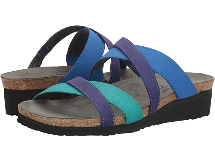 (取寄) ナオト レディース ロクサーナ Naot women Roxana Aqua Stretch/Royal Blue Stretch/Gloss Purple Stretch