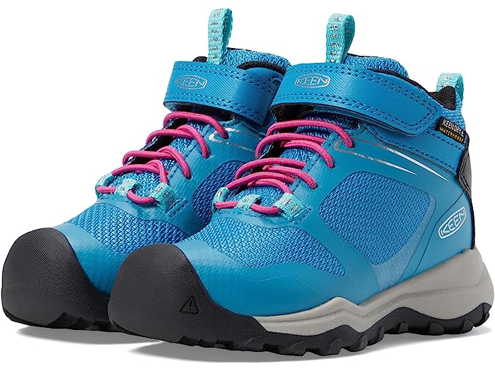 (取寄) キーン キッズ ガールズ ワンドゥーロ ミッド ウォータープルーフ (トドラー/リトル キッド) KEEN Kids girls Wanduro Mid Waterproof (Toddler/Little Kid) Fjord Blue/Fuchsia Purple