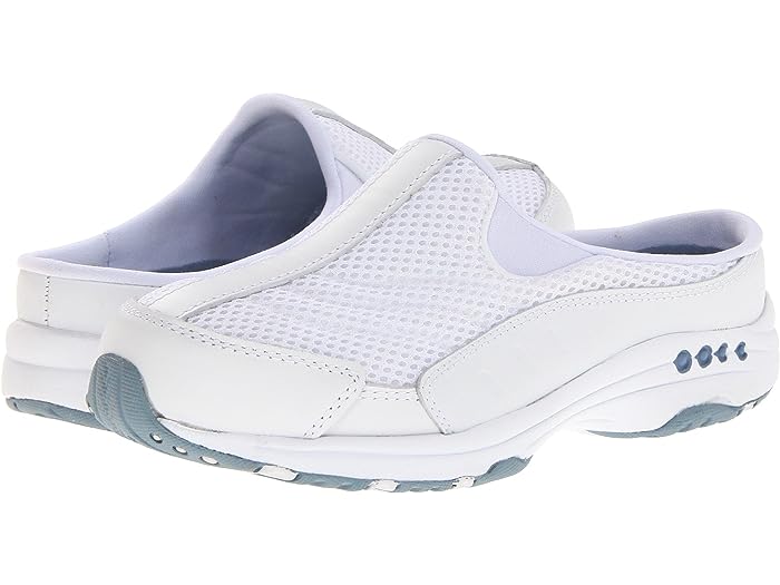 (取寄) イージースピリット レディース トラベルタイム Easy Spirit women Traveltime White Leather/Light Blue