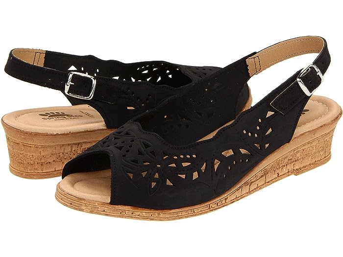 (取寄) スプリング ステップ レディース オレラ Spring Step women Orella Black Nubuck