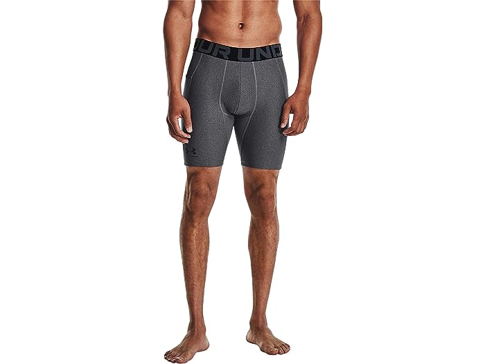 (取寄) アンダーアーマー メンズ ヒートギア アーマー ショーツ Under Armour men Heatgear Armour Shorts Carbon Heather/Black