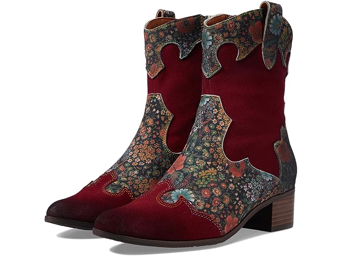 (取寄) ラルティストバイスプリングステップ レディース レディ ラック L'Artiste by Spring Step women Lady Luck Bordeaux Multi Suede