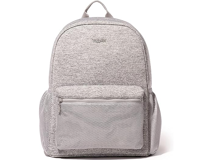(取寄) バッガリーニ レディース オン ザ ゴー ラップトップ バックパック Baggallini women On The Go Laptop Backpack Heather Grey Neoprene