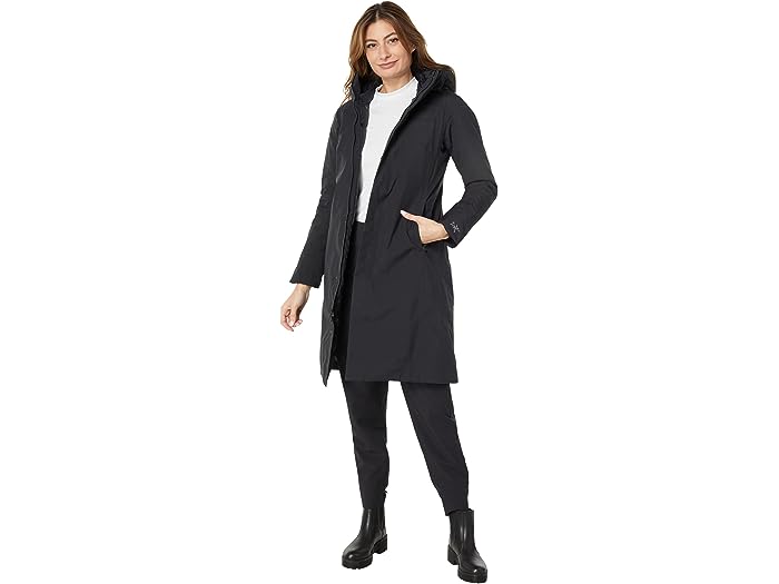 LAUREN Ralph Lauren Faux Shearling with Notch Collar Dark Cuoio LG at   Women's Coats Shop