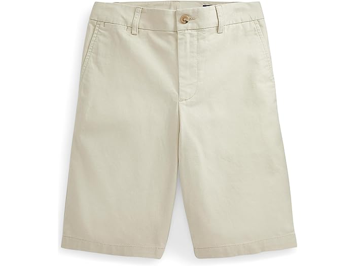 (取寄) ラルフローレン キッズ ボーイズ 20/1 ストレッチ ツイル フラッツ フロント ショーツ (ビッグ キッズ) Polo Ralph Lauren Kids boys 20/1 Stretch Twill Flat Front Shorts (Big Kids) Basic Sand