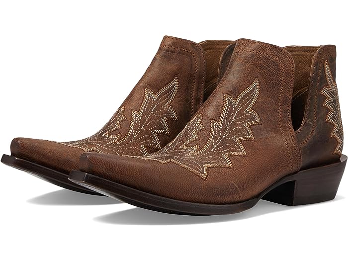 (取寄) アリアット レディース ディクソン ロー ヒール ウェスタン ブート Ariat women Dixon Low Heel Western Boot Rhino Tan
