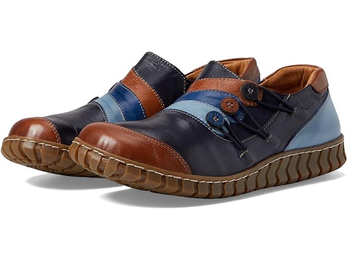 (取寄) スプリング ステップ レディース ニータ Spring Step women Neeta Navy Multi