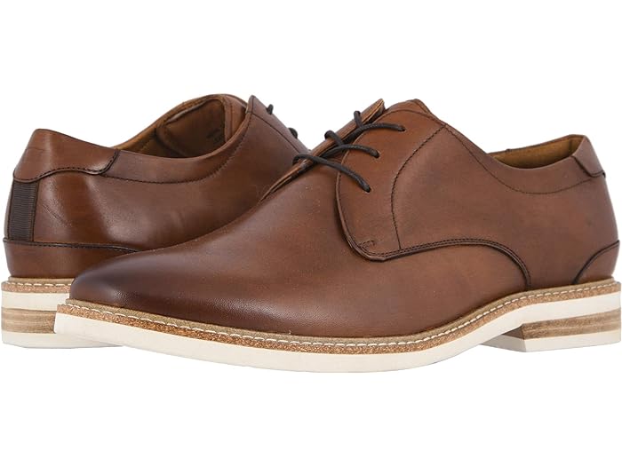 (取寄) フローシャイム メンズ ハイランド プレーン トゥ オックスフォード Florsheim men Highland Plain Toe Oxford Cognac Smooth/White Sole
