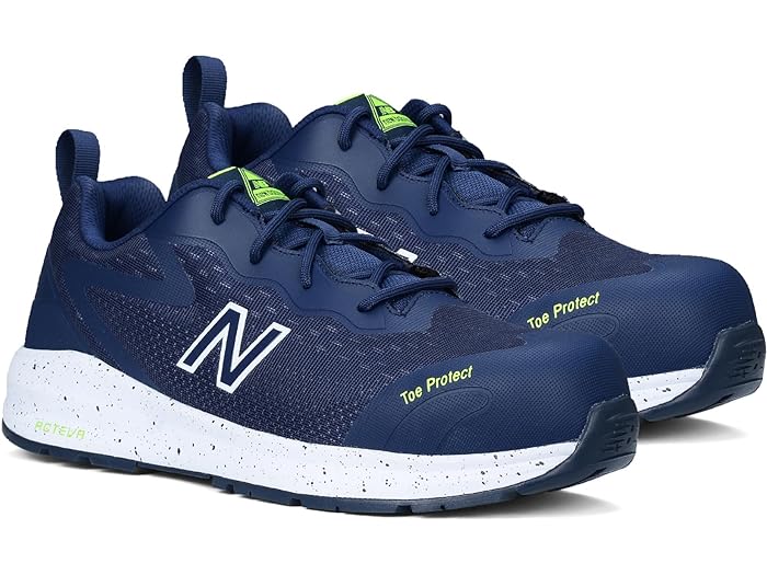 (取寄) ニューバランス 安全靴 おしゃれ スニーカー ワーク＆セーフティ メンズ ロジック コンプ トゥ エー PR SR New Balance Work & Safety men Logic Comp Toe EH PR SR Navy/Lime