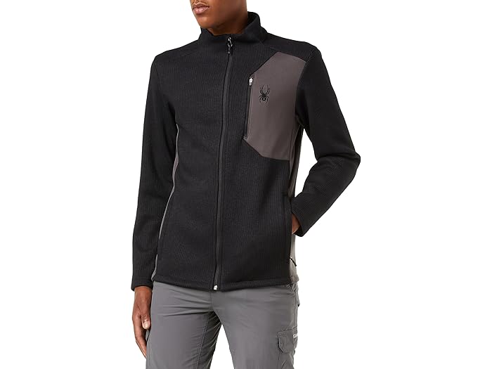 (取寄) スパイダー メンズ バンディット ジャケット Spyder men Bandit Jacket Black