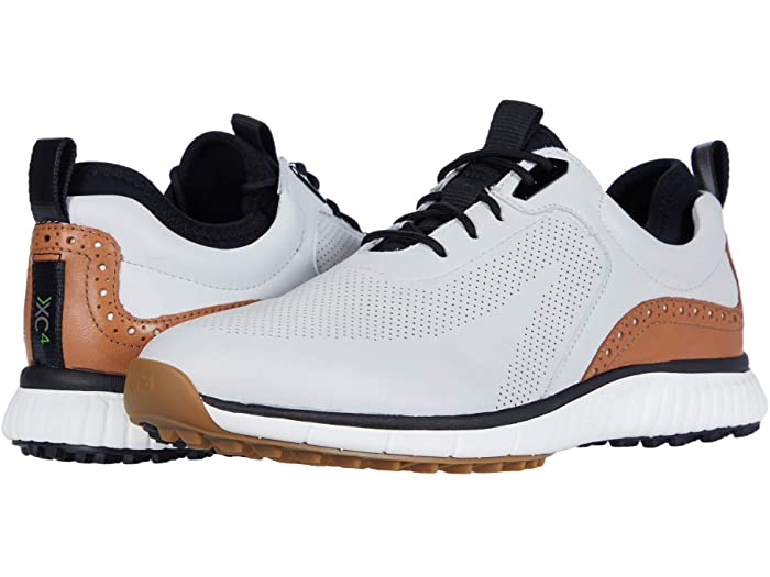 (取寄) ジョンストン&マーフィー メンズ ウォータープルーフ XC4 ゴルフ H1-ラックス ハイブリット スニーカー Johnston & Murphy men Waterproof XC4 Golf H1-Luxe Hybrid Sneaker White Waterproof Full Grain