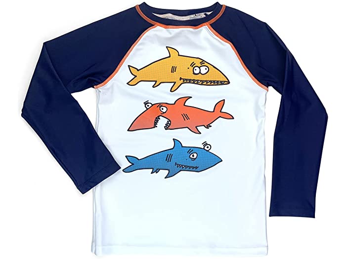 (取寄) アパマンキッズ ボーイズ ロング スリーブ ラッシュガード (トドラー リトル キッズ ビッグ キッズ) Appaman Kids boys Sharky Long Sleeve Rashguard (Toddler Little Kids Big Kids) Navy Blue