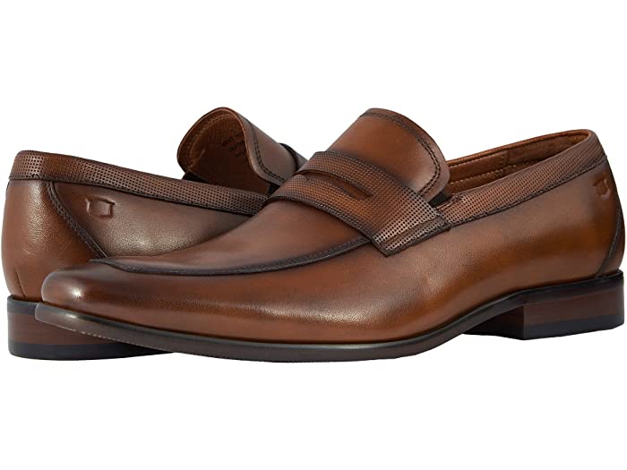 20594円 超特価激安 取寄 フローシャイム メンズ ポスティーノ モック トゥ ペニー ローファー Florsheim men Postino Moc Toe Penny Loafer Cognac Smooth Perf