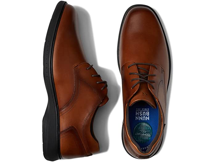 (取寄) ナン ブッシュ メンズ コア プロ プレーン トゥ オックスフォード Nunn Bush men Kore Pro Plain Toe Oxford Cognac