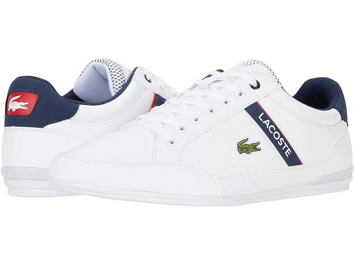 (取寄) ラコステ メンズ チャイモン 0120 2 Lacoste men Chaymon 0120 2 White/Navy/Red